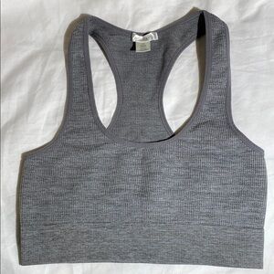 Bozzolo Yoga Gray Racerback Sports Bra Intimates size S/M
